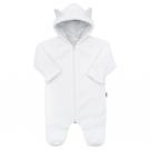 Zimný overal New Baby Snowy collection , Velikost - 68 , Barva - Biela