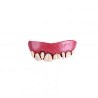 Zuby gumové , Barva - Červená
