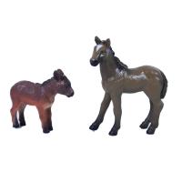 Zvieratá na farme 2 v 1 - kôň a somár , Barva - Hnedá